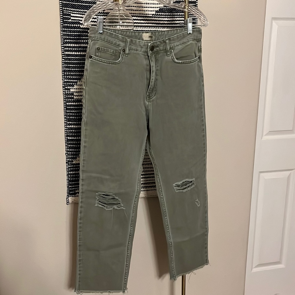 Amuse Society wide leg crop denim size 28